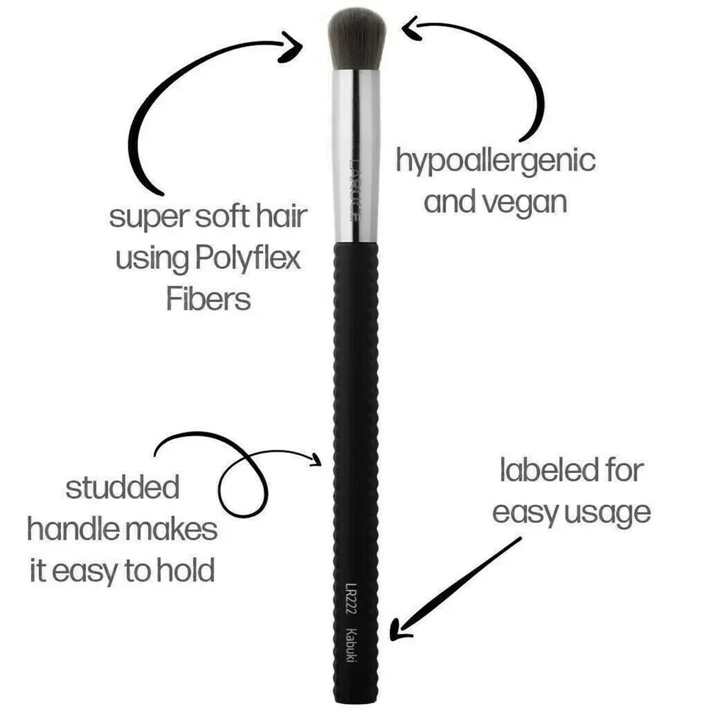 $30 LARUCE LR322 Kabuki Blending Concealer Brush NEW Vegan Hypoallergenic